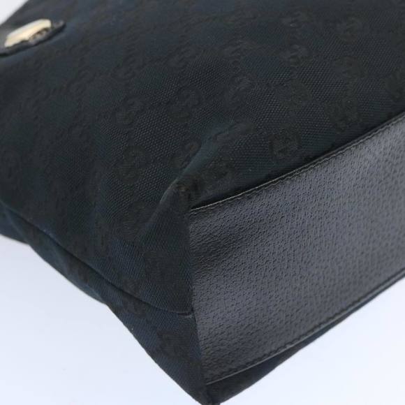 GUCCI GG Canvas Hand Bag Black 153361 Auth 66928 - Picture 15 of 16